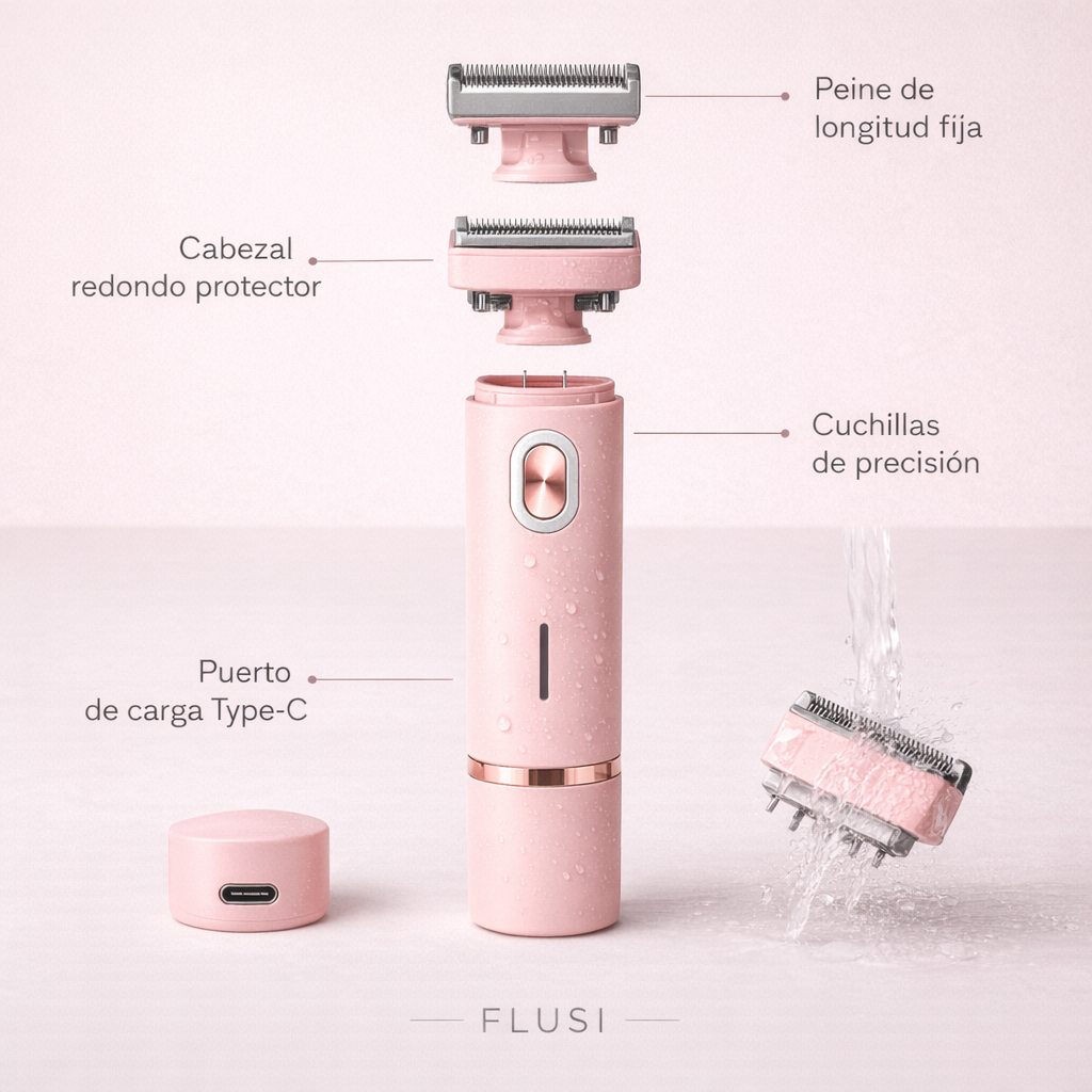 Afeitadora Eléctrica 2-en-1 para Mujeres