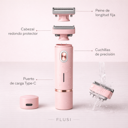 Afeitadora Eléctrica 2-en-1 para Mujeres